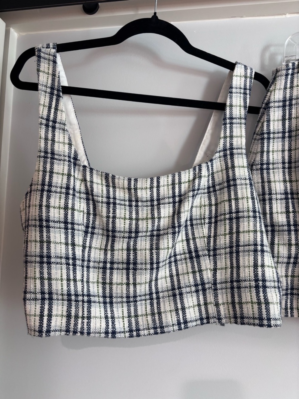 Abercrombie & Fitch Navy, White and Green Plaid Set - Picture 5 of 11